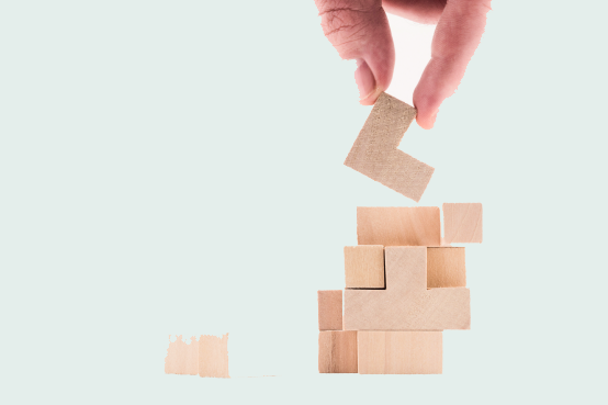 About us fortivo section - wooden bricks image
